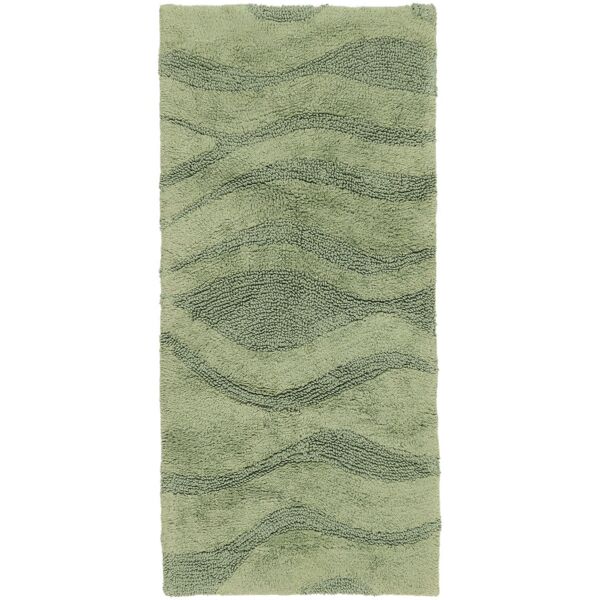 rugvista breeze tappeto da bagno - verde 50x100