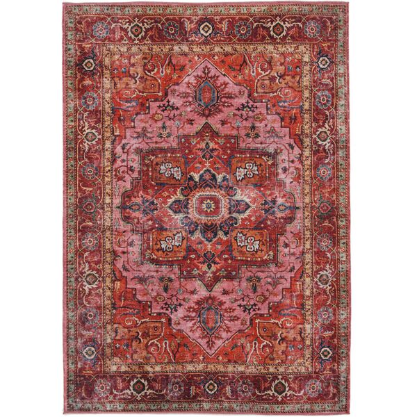 rugvista georgia oriental tappeto - rosso / rosa 160x230