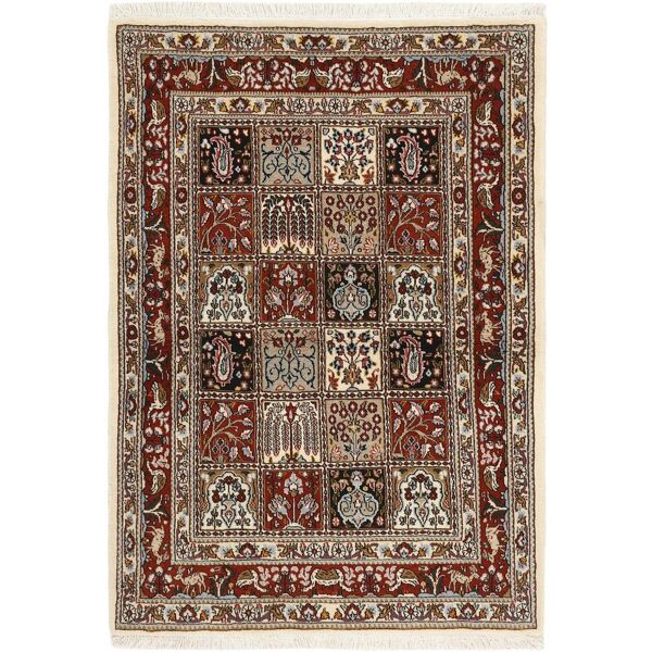 annodato a mano. provenienza: persia / iran moud garden tappeto 103x147