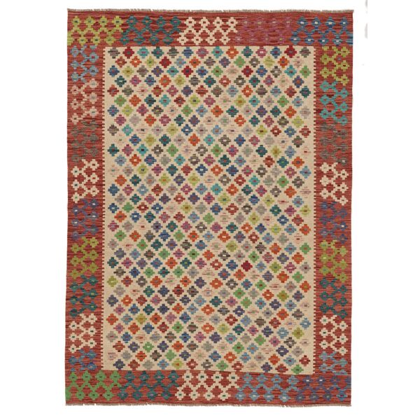 annodato a mano. provenienza: afghanistan kilim afghan old style tappeto 172x237