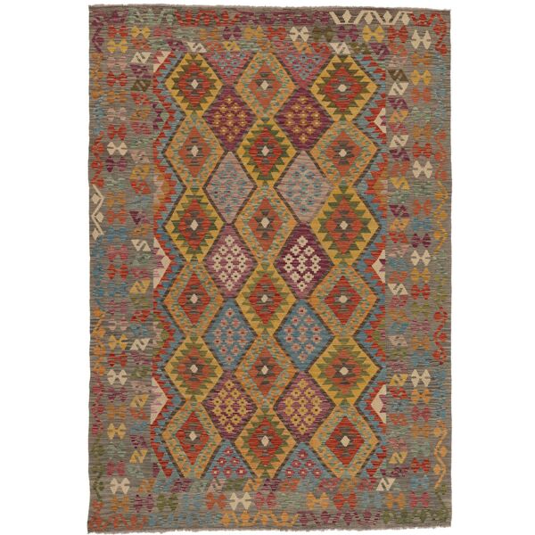 annodato a mano. provenienza: afghanistan kilim afghan old style tappeto 200x294