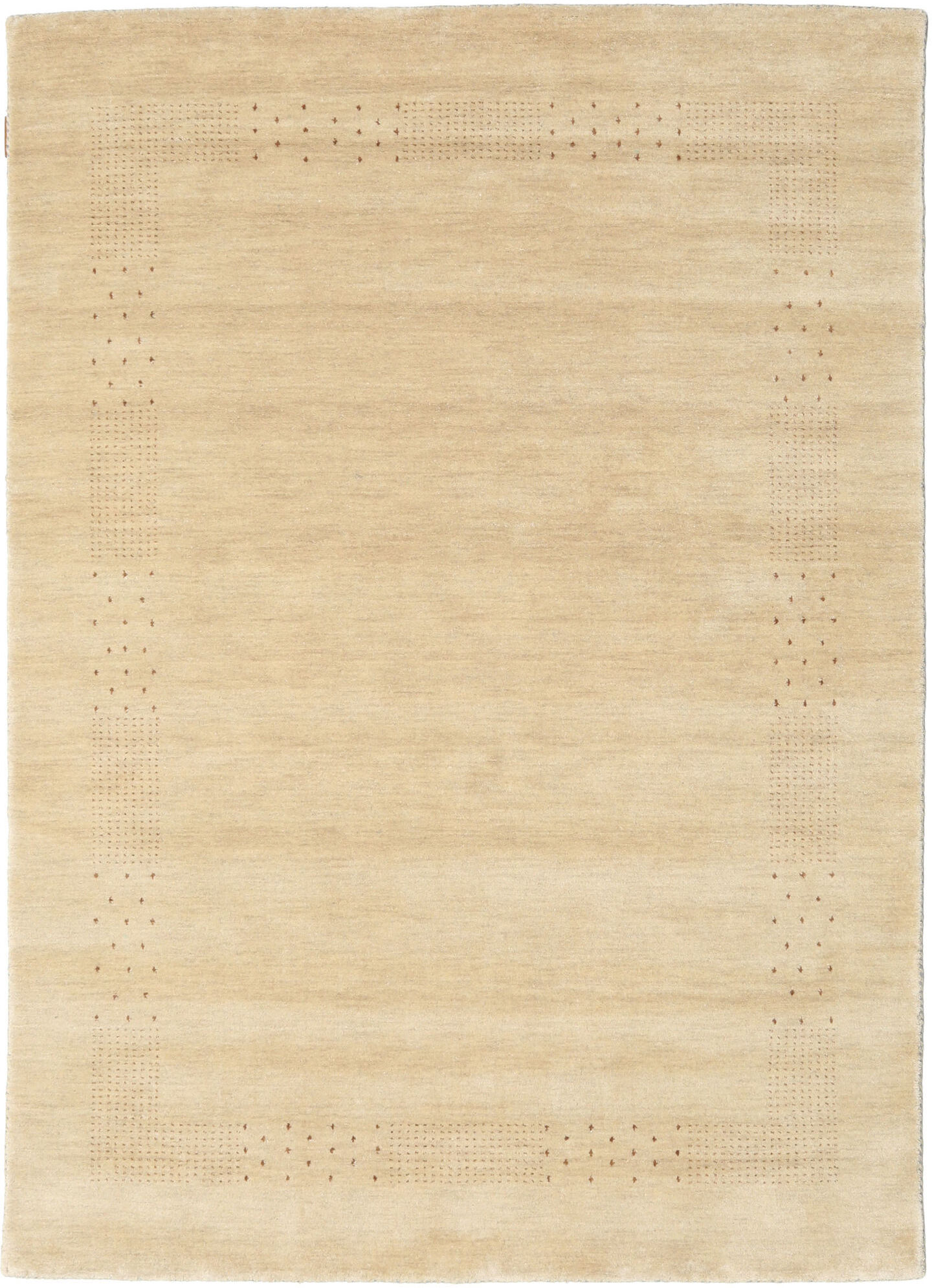 annodato a mano. provenienza: india loribaf loom fine beta tappeto - beige 140x200