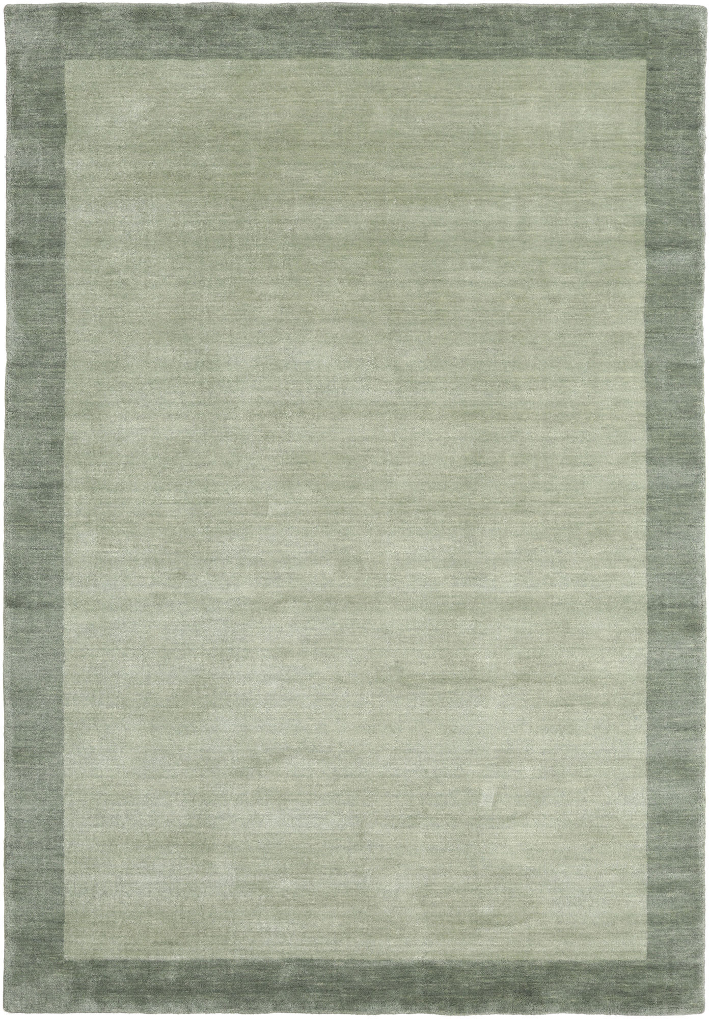 rugvista handloom frame tappeto - grigio / verde 160x230