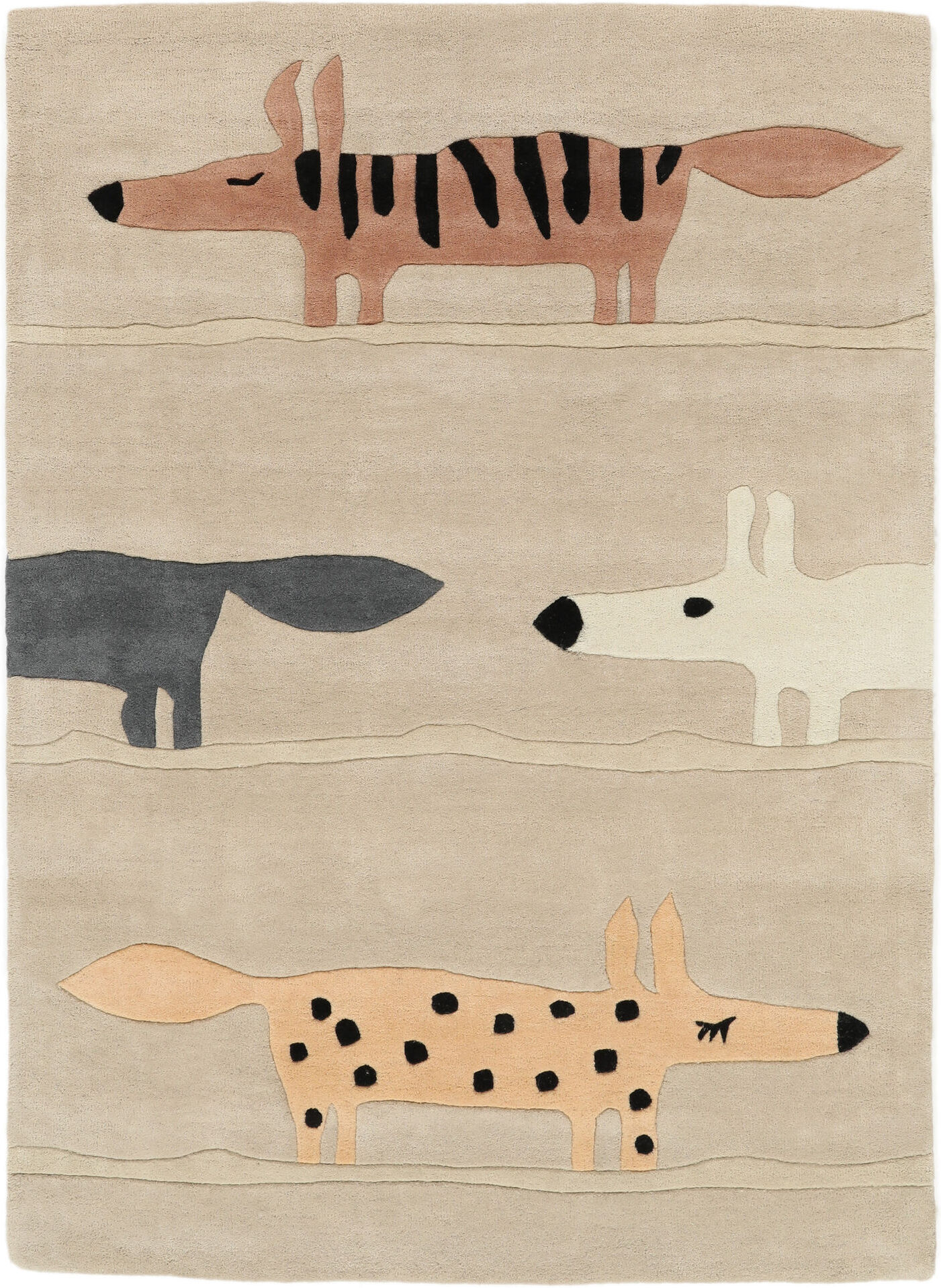 rugvista puppy tappeto - beige 100x160