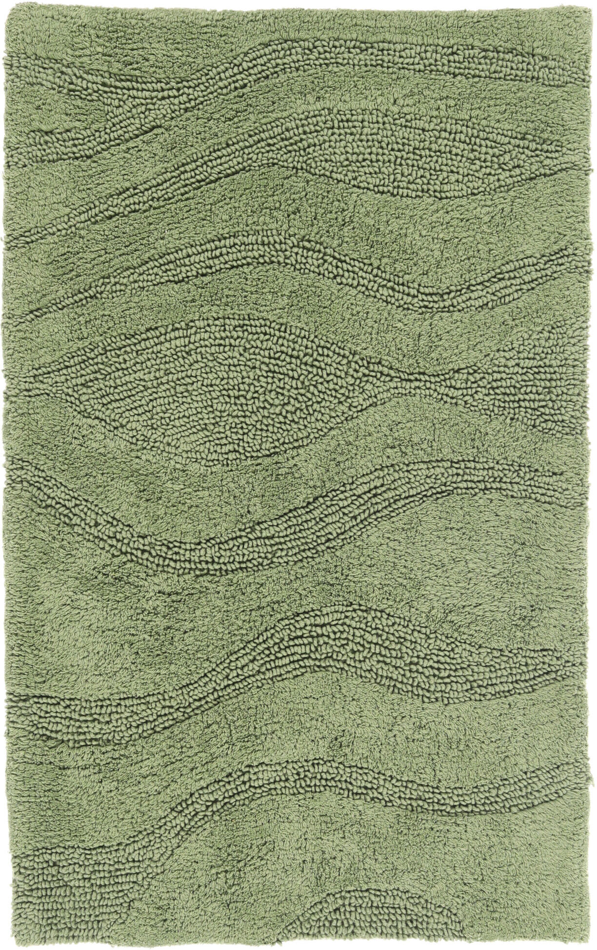 rugvista breeze tappeto da bagno - verde 50x80