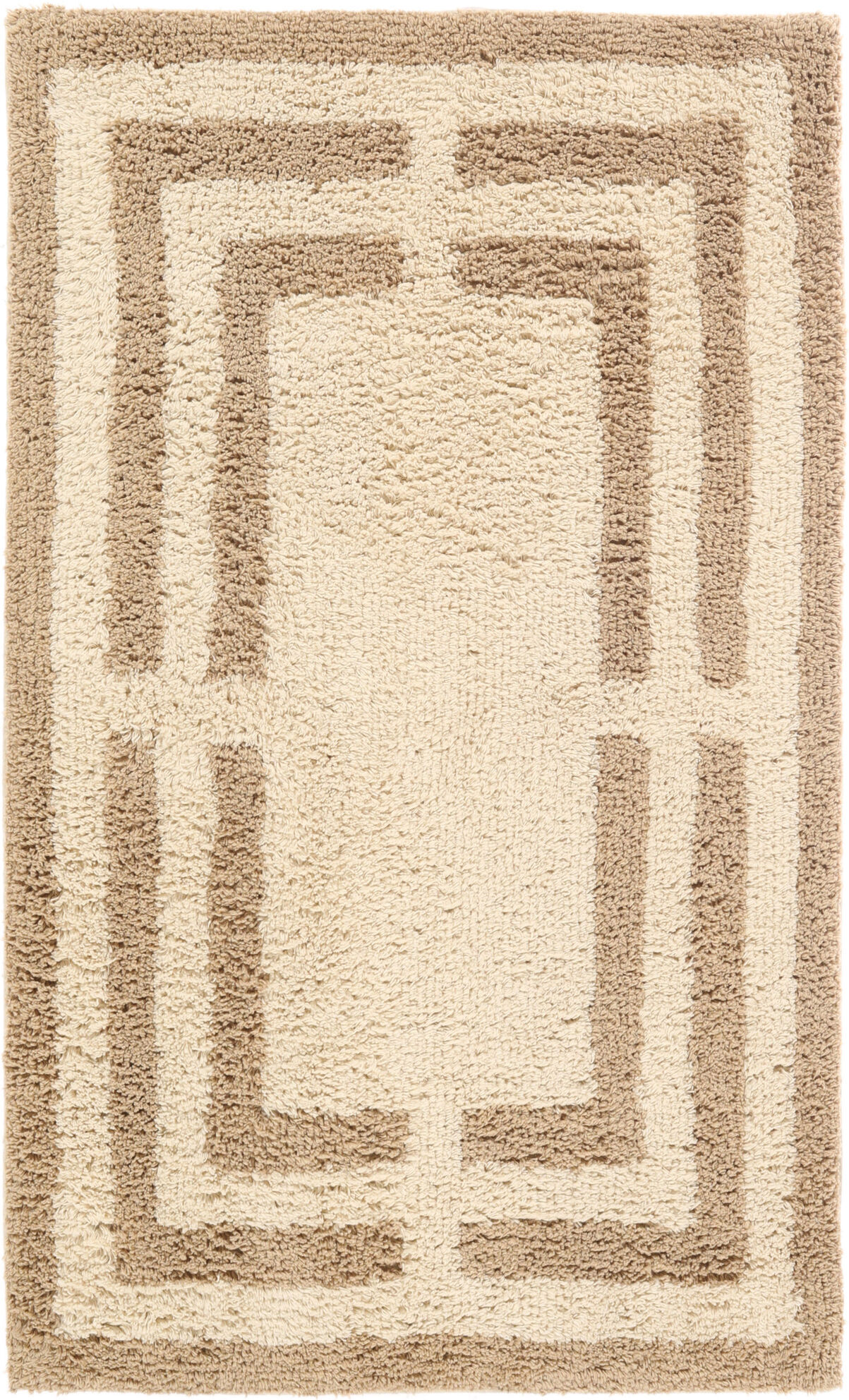 rugvista chateau tappeto da bagno - bianco naturale / beige 70x120