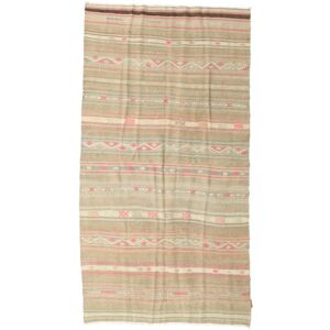 Annodato A Mano. Provenienza: Turkey Tappeto Orientale Kilim Vintage Turchi Tappeto 145x274 Beige/arancione (lana, Turchia)