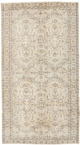 Annodato a mano. Provenienza: Turkey Tappeto Colored Vintage Tappeto 113X206 Beige/Grigio Chiaro (Lana, Turchia)