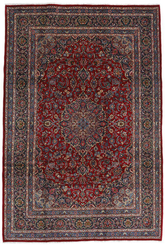 Annodato a mano. Provenienza: Persia / Iran Tappeto Orientale Mashad Tappeto 210X310 Rosso Scuro/Rosso (Lana, Persia/Iran)