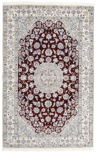 Annodato a mano. Provenienza: Persia / Iran 155X243 Tappeto Nain Fine 9La Tappeto Orientale Grigio/Beige (Persia/Iran)