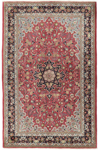 Annodato a mano. Provenienza: Persia / Iran Saruk Tappeto 145X220 Persiano Tappeto Di Lana Rosso/Beige Piccolo Tappeto