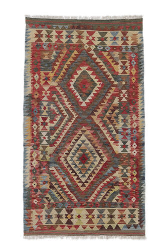 Annodato a mano. Provenienza: Afghanistan Tappeto Kilim Afghan Old Style Tappeto 100X181 Rosso Scuro/Marrone (Lana, Afghanistan)