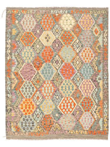 Annodato a mano. Provenienza: Afghanistan Tappeto Kilim Afghan Old Style Tappeto 190X250 Marrone/Arancione (Lana, Afghanistan)
