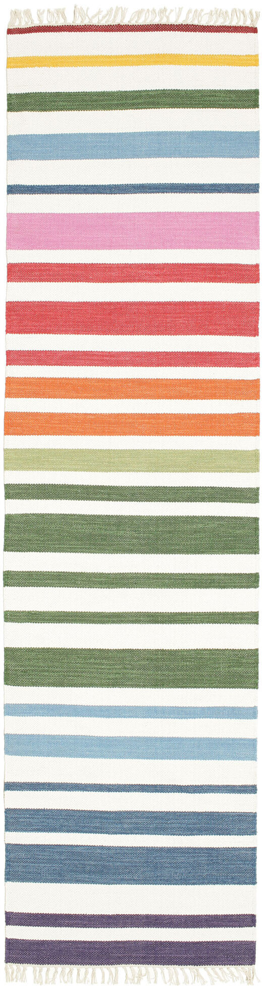 RugVista Rainbow Stripe Tappeto - Multicolore 80x300