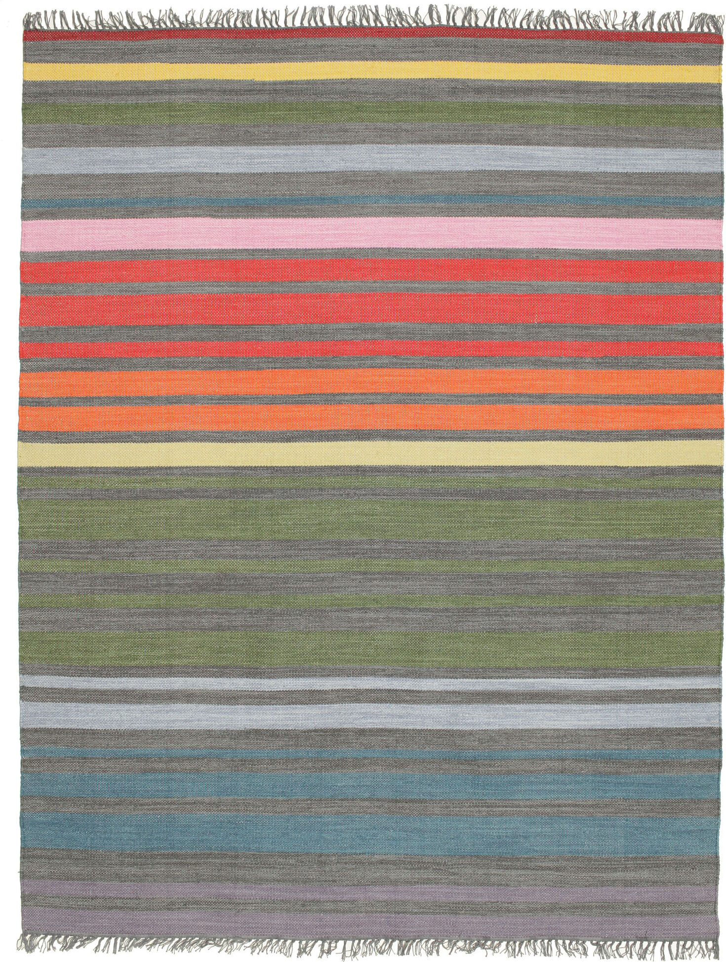 RugVista Rainbow Stripe Tappeto - Multicolore 200x250