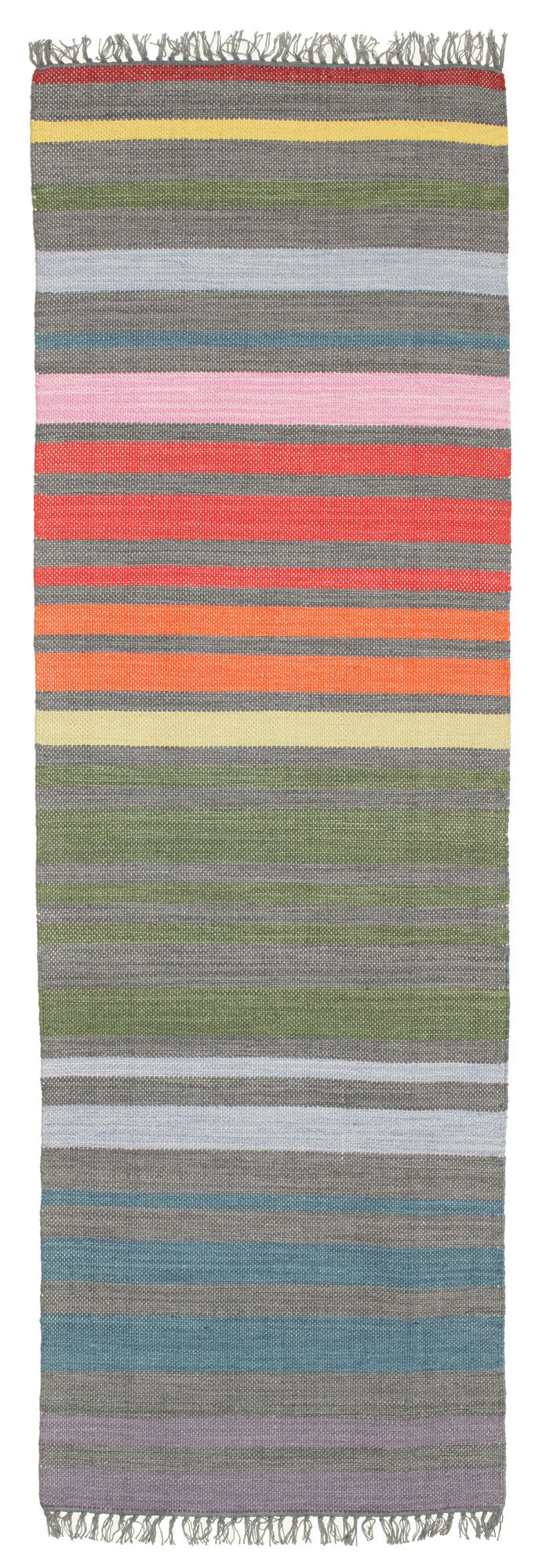 RugVista Rainbow Stripe Tappeto - Multicolore 80x250