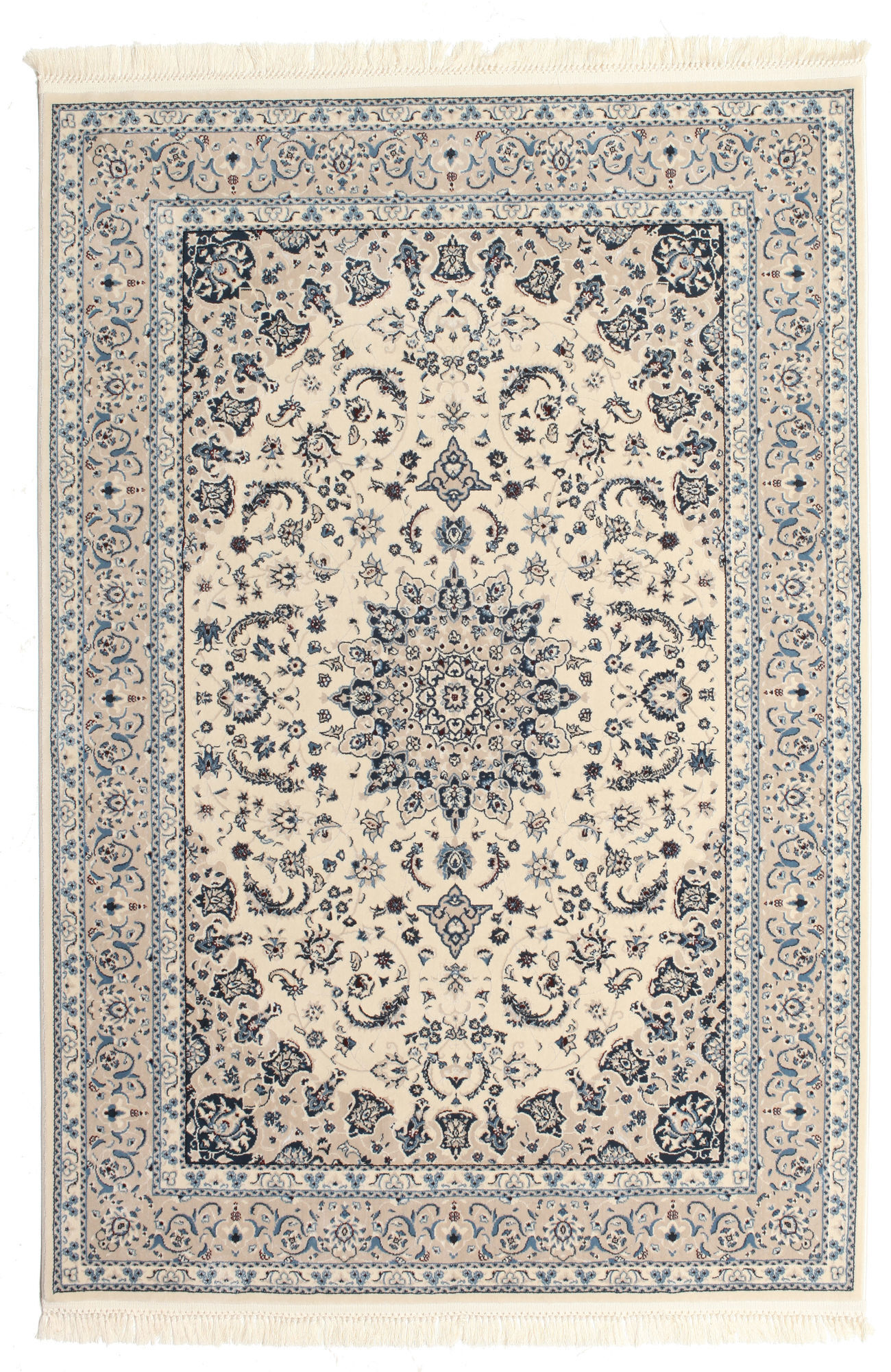 RugVista Nain Emilia Tappeto - Beige / Blu 200x300