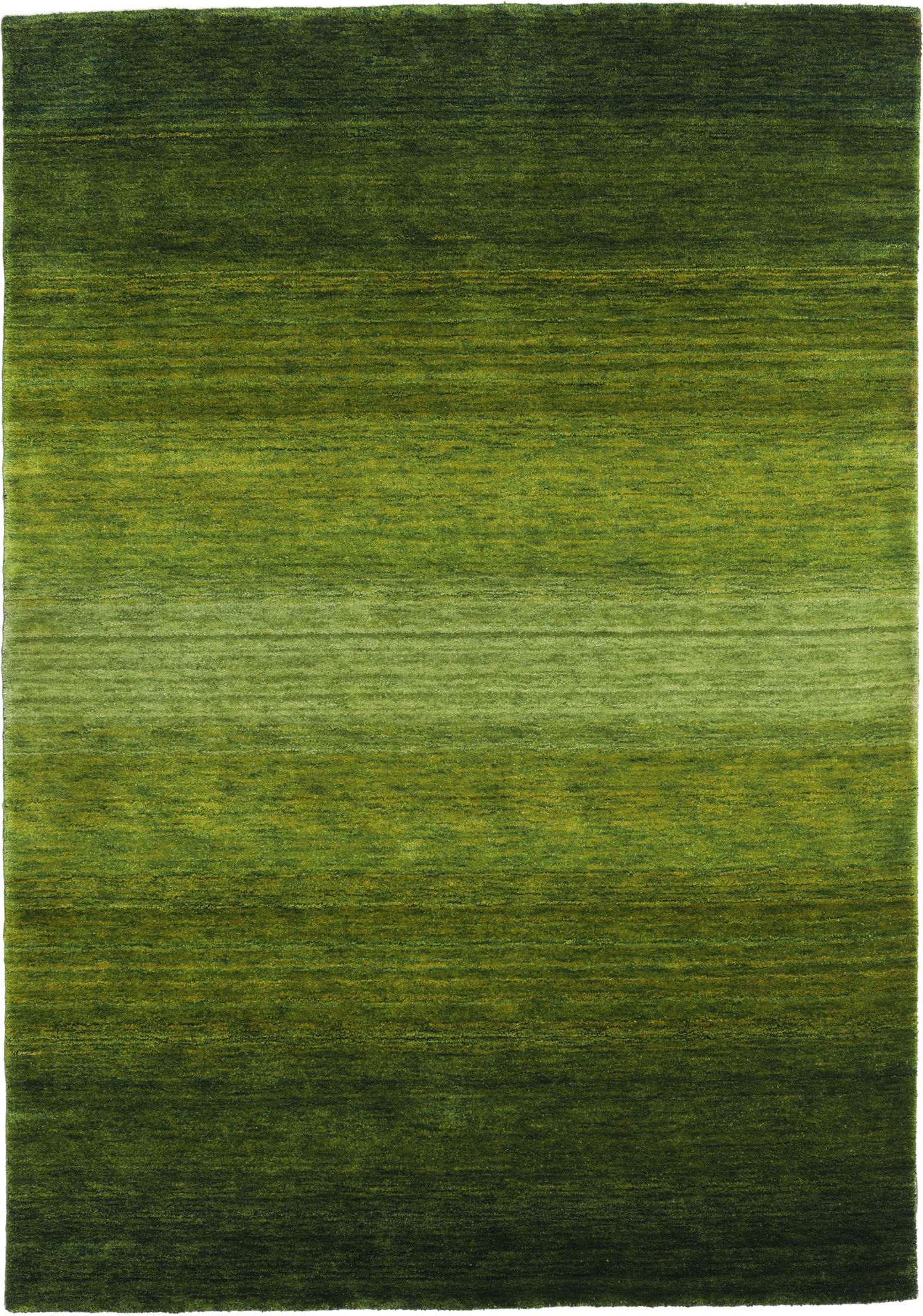 Annodato a mano. Provenienza: India Gabbeh Rainbow Tappeto - Verde 160x230