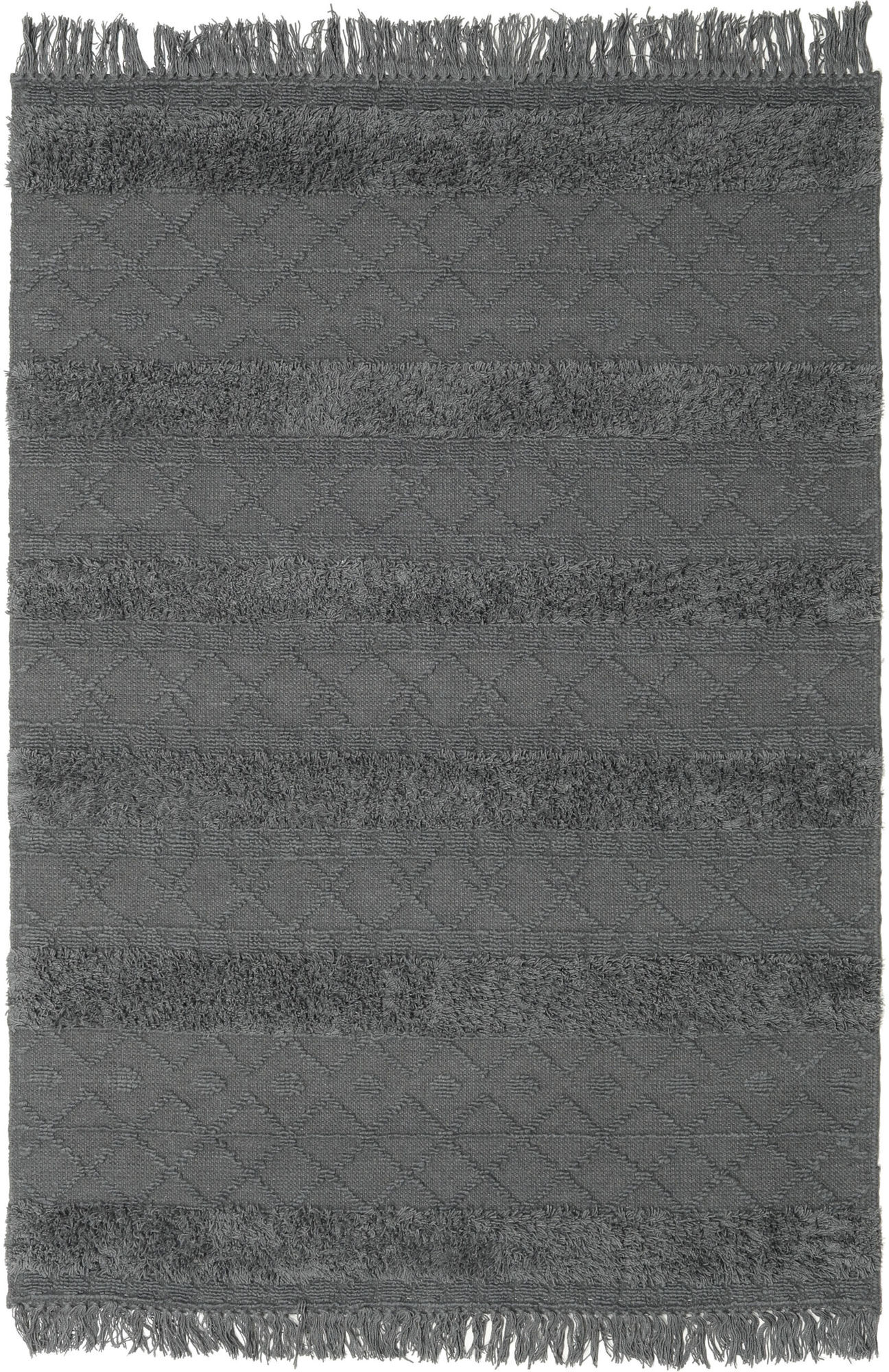 RugVista Kilim Berber Ibiza Tappeto - Grigio scuro 160x230