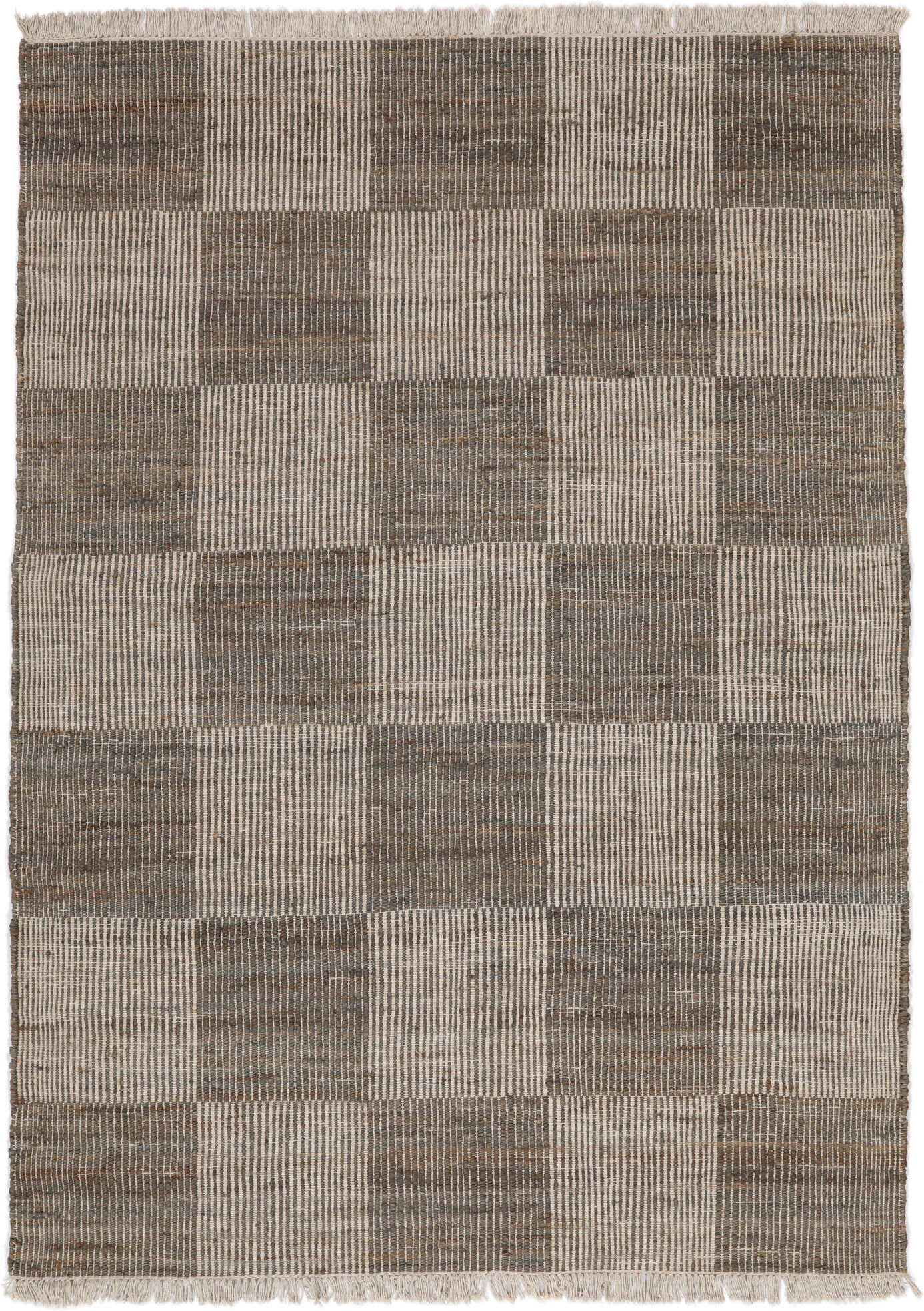 Annodato a mano. Provenienza: India Jute Cotton Tappeto 160x230