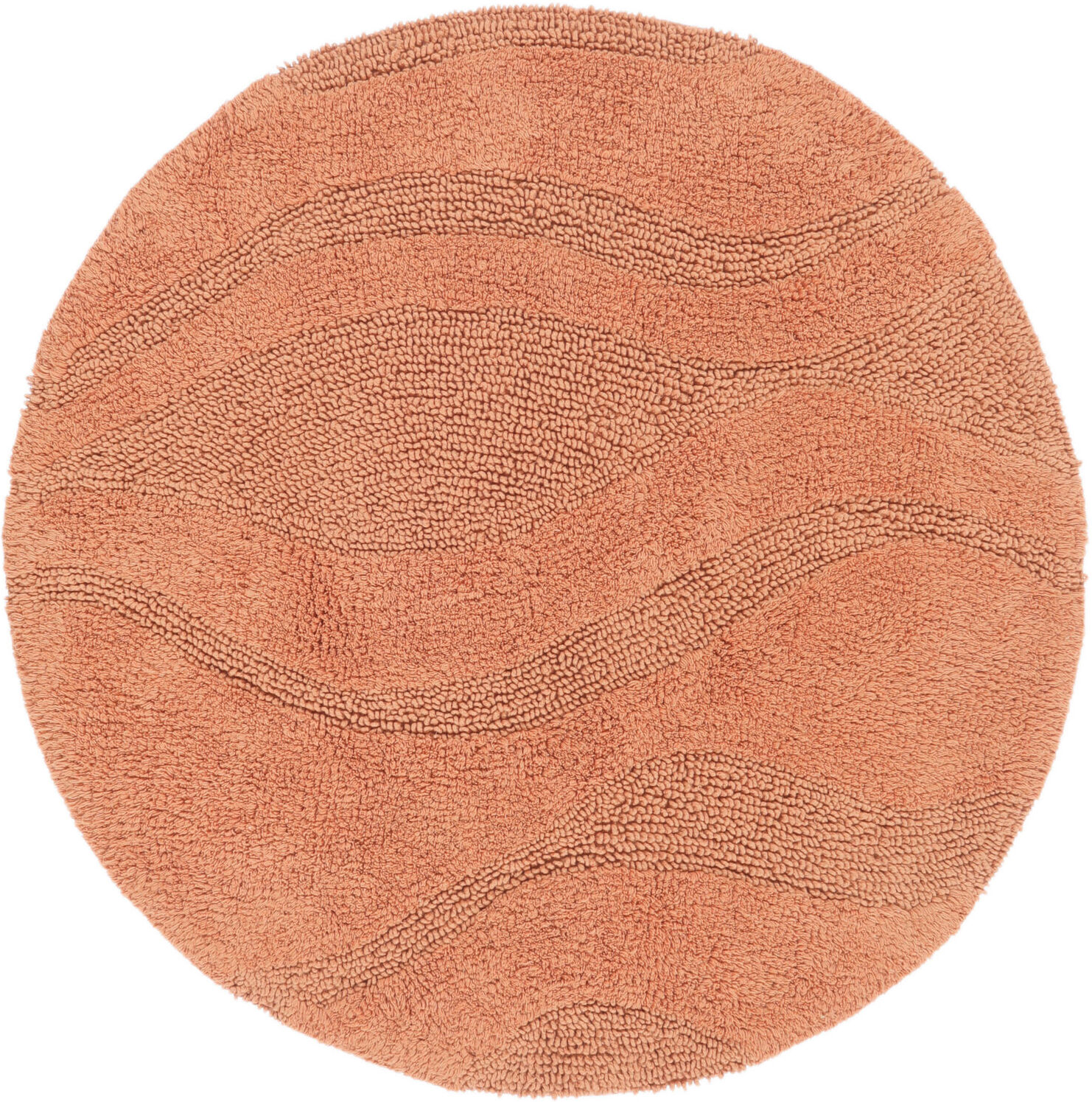 RugVista Breeze tappeto da bagno - Terracotta  Ø 70