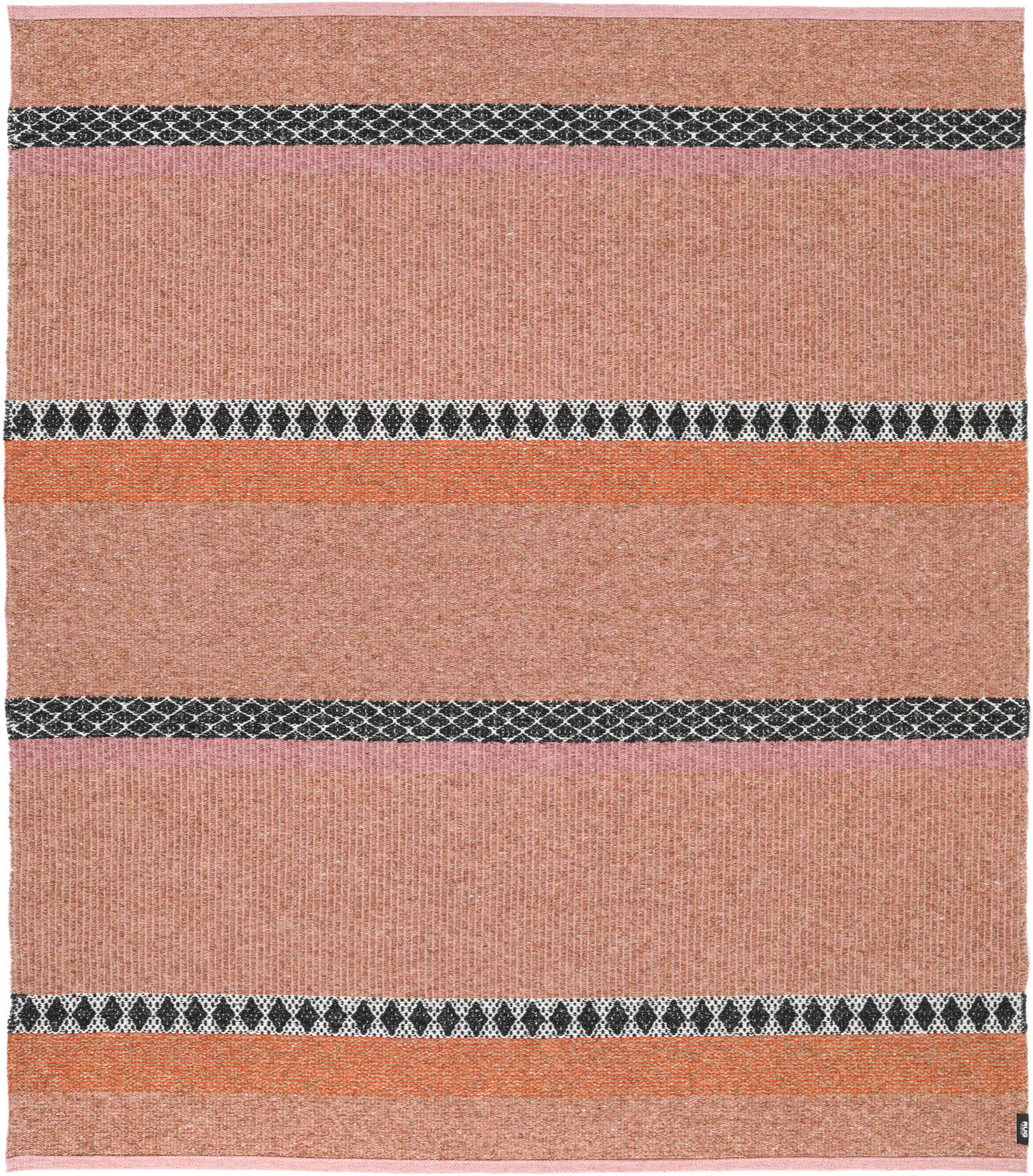 RugVista Matilda Tappeto - Rosso corallo / Beige 170x200