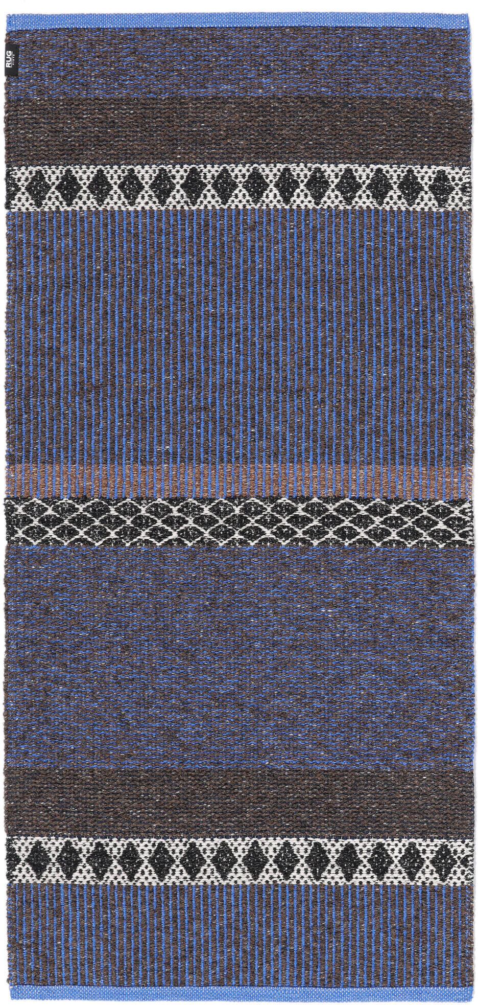 RugVista Matilda Tappeto - Blu / Marrone 70x150