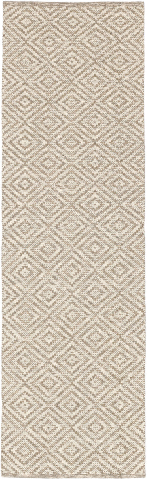 RugVista Solveig Tappeto - Beige / Bianco 80x250