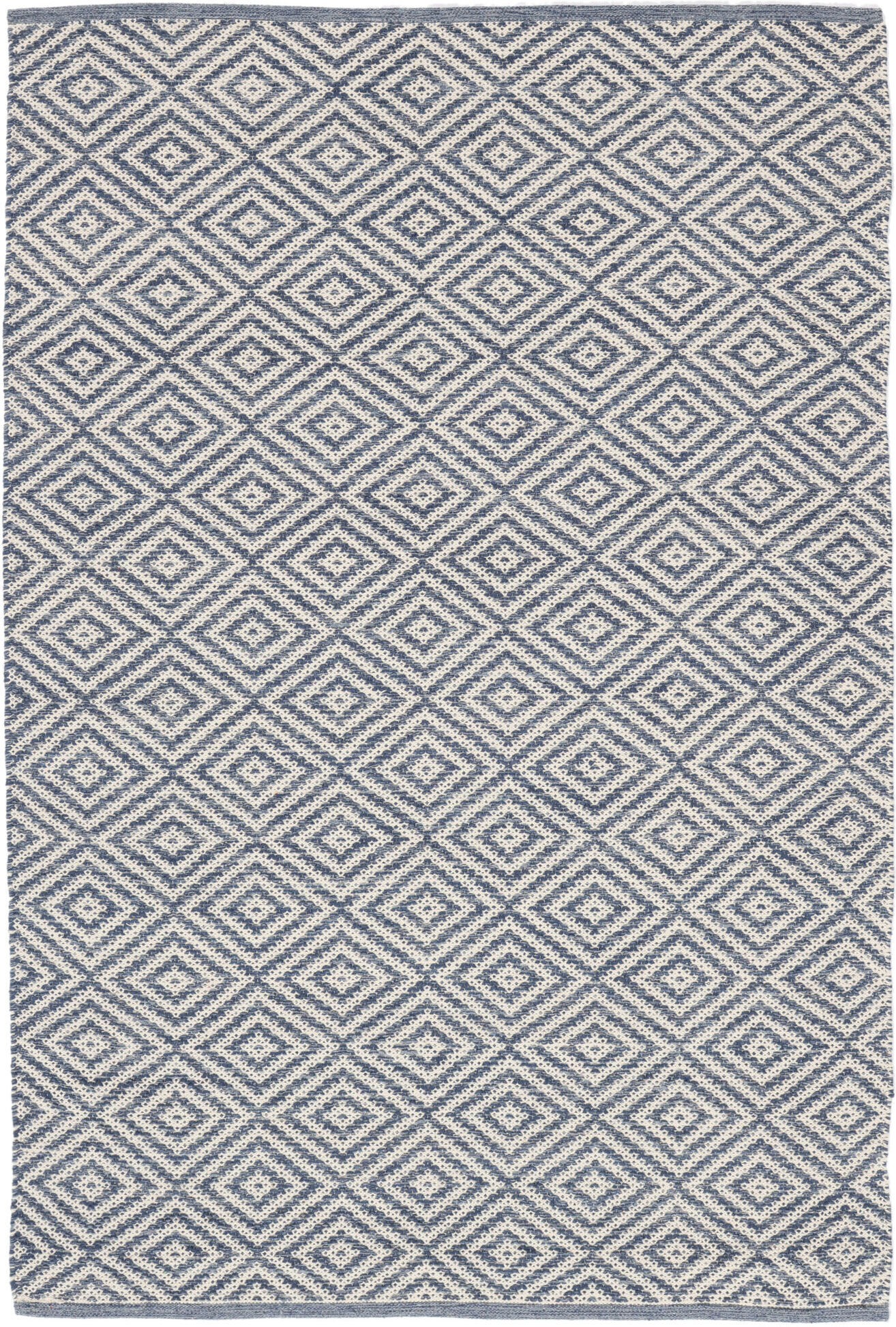 RugVista Solveig Tappeto - Blu / Bianco 140x200