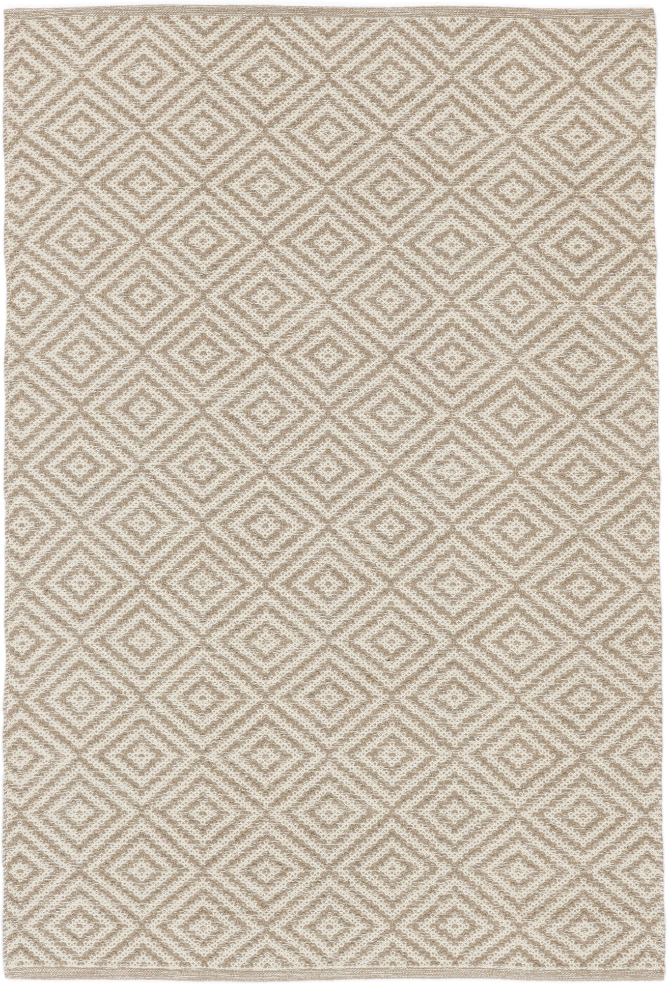 RugVista Solveig Tappeto - Beige / Bianco 140x200