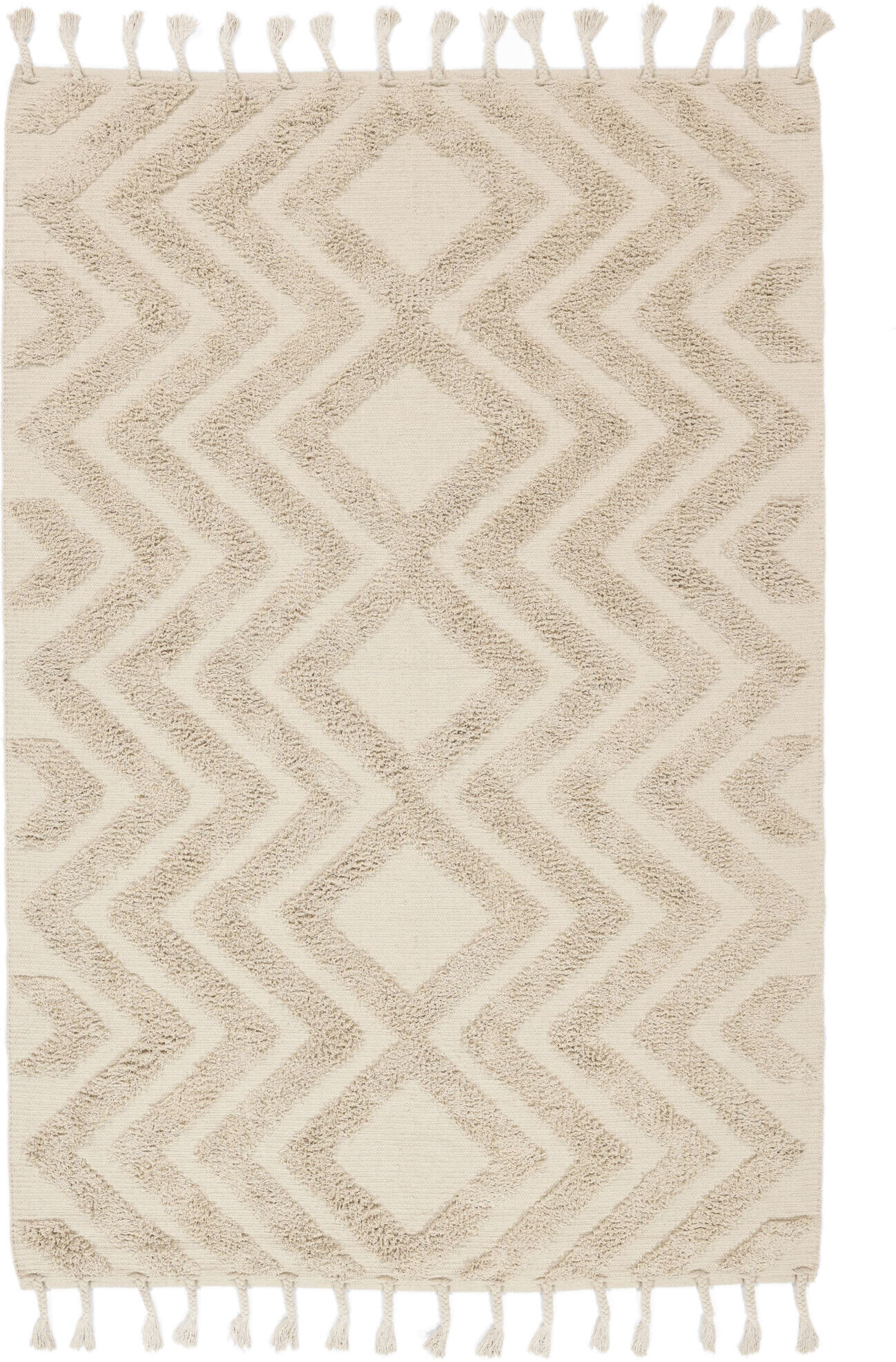 RugVista Tan-Tan Tappeto - Bianco naturale 200x300