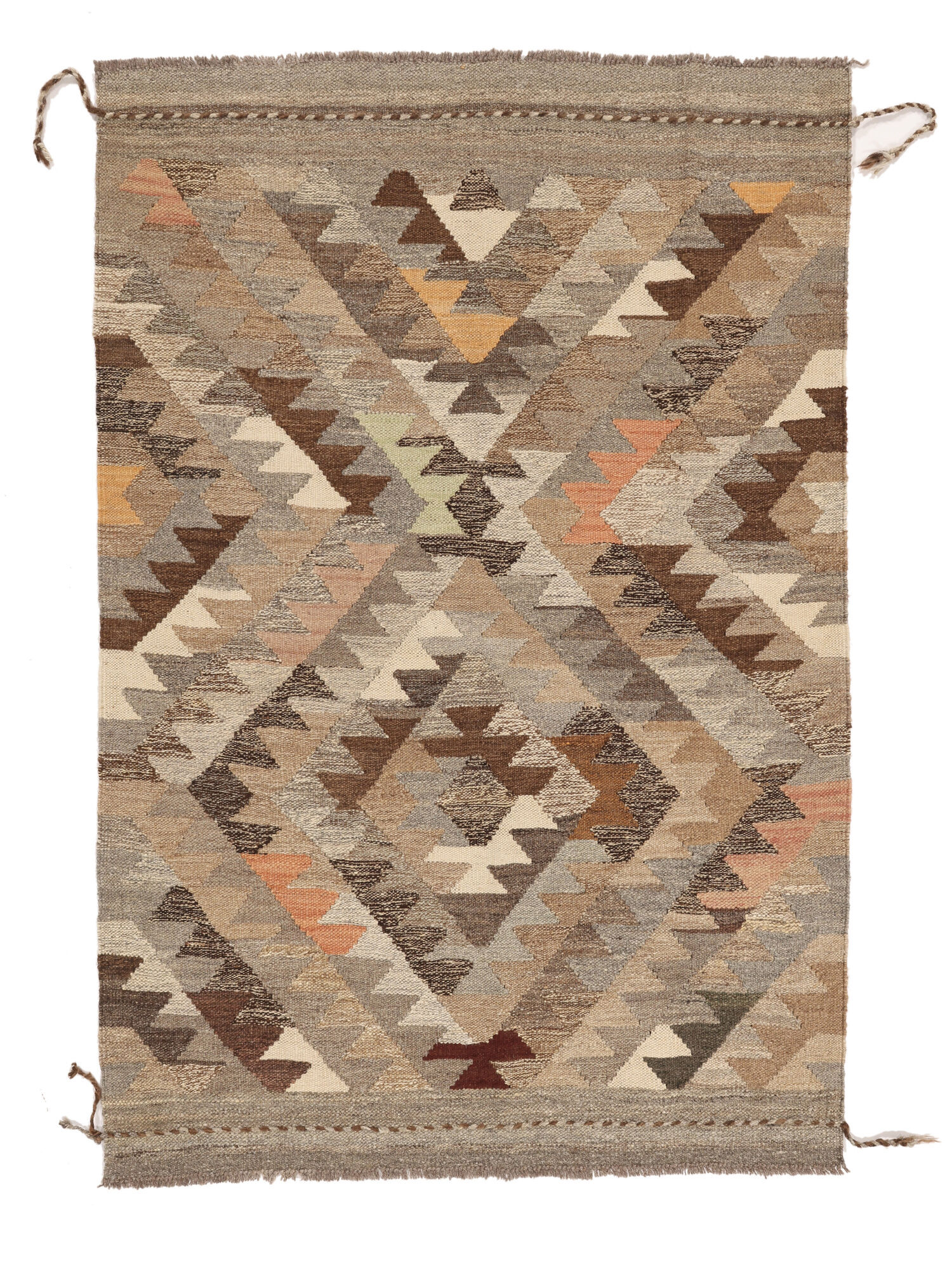 Annodato a mano. Provenienza: Afghanistan Kilim Ariana Trend Tappeto 101x149