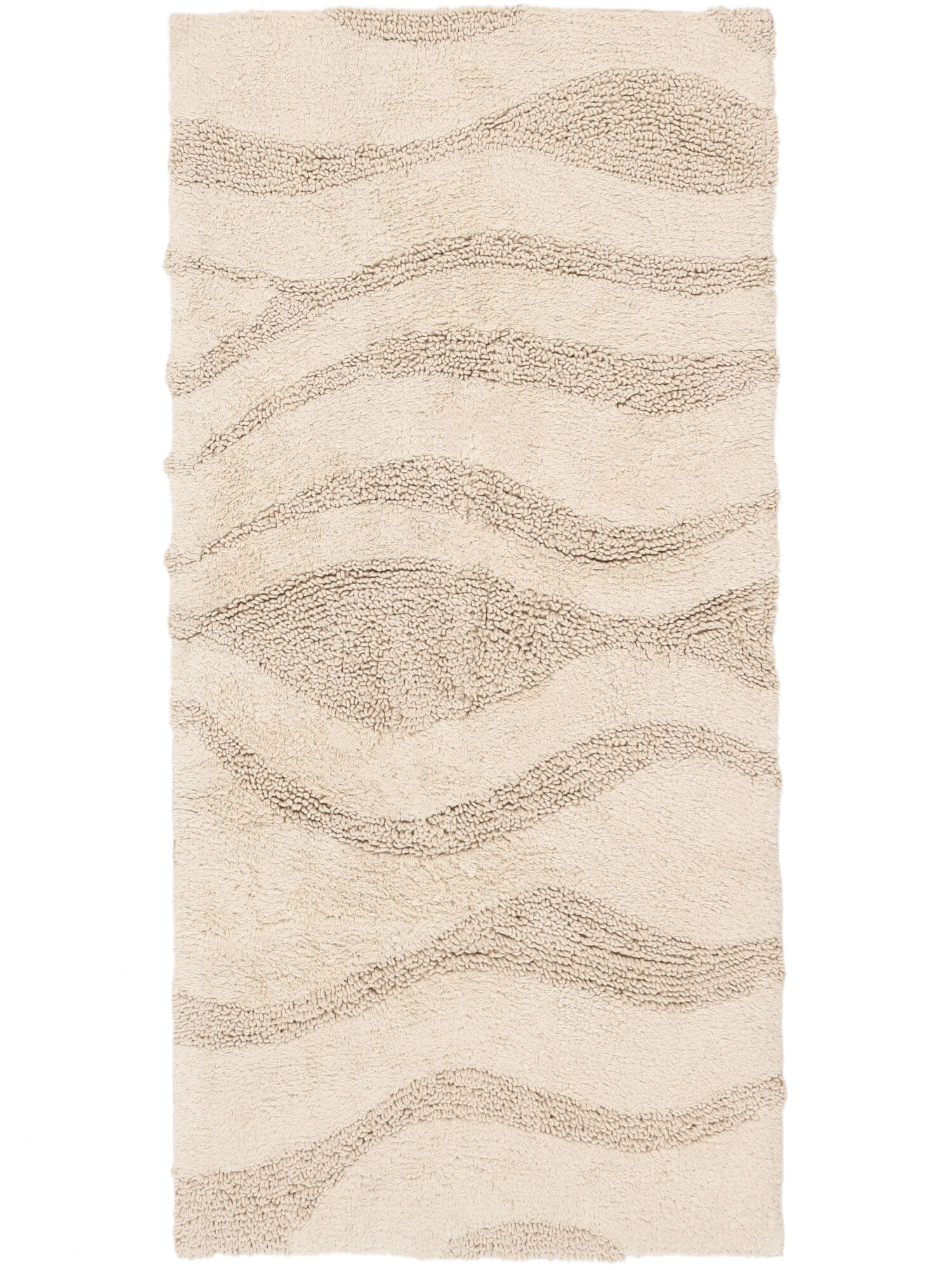 RugVista Breeze tappeto da bagno - Beige Crema 50x100