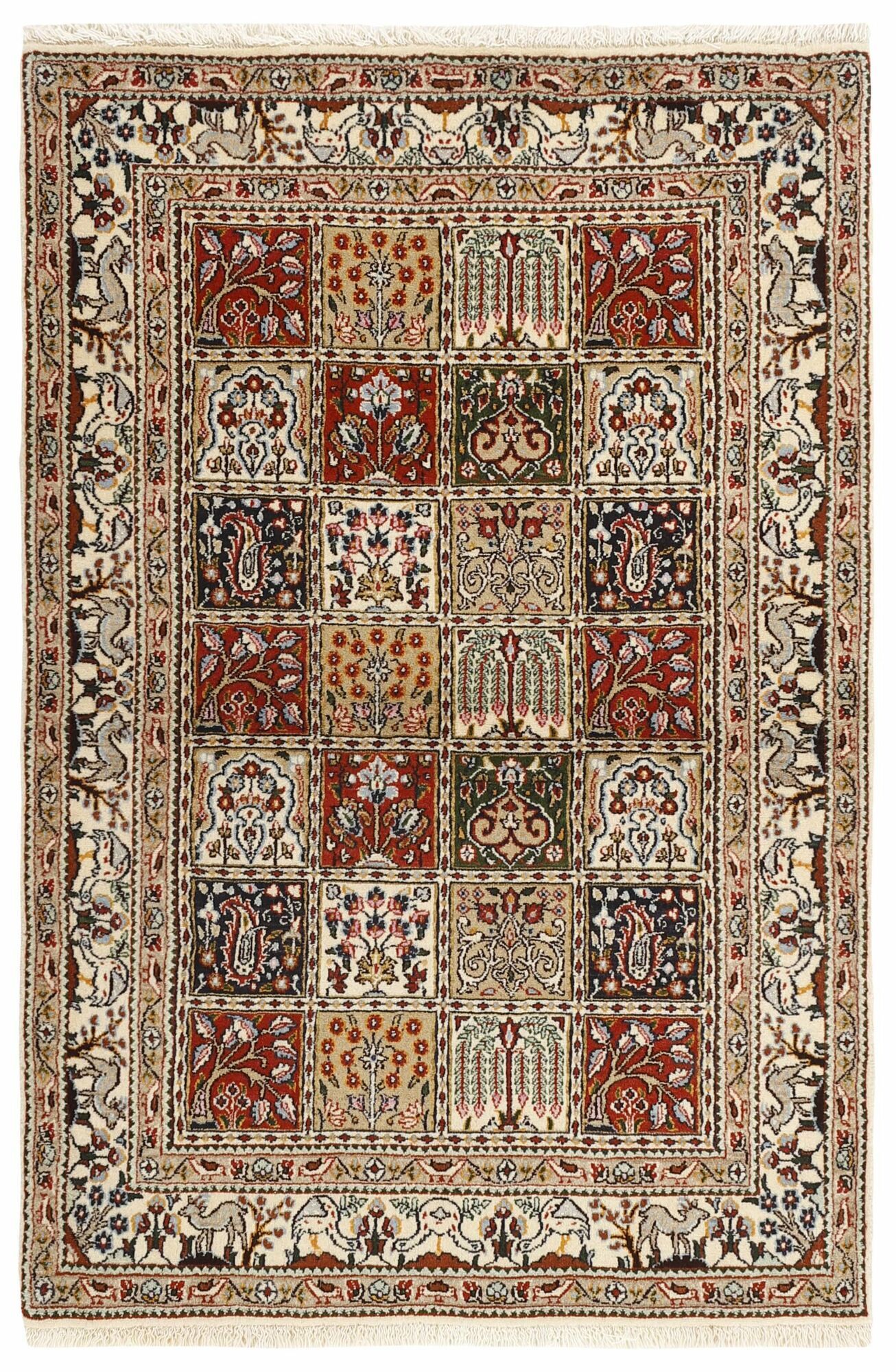 Annodato a mano. Provenienza: Persia / Iran Moud Garden Tappeto 98x150