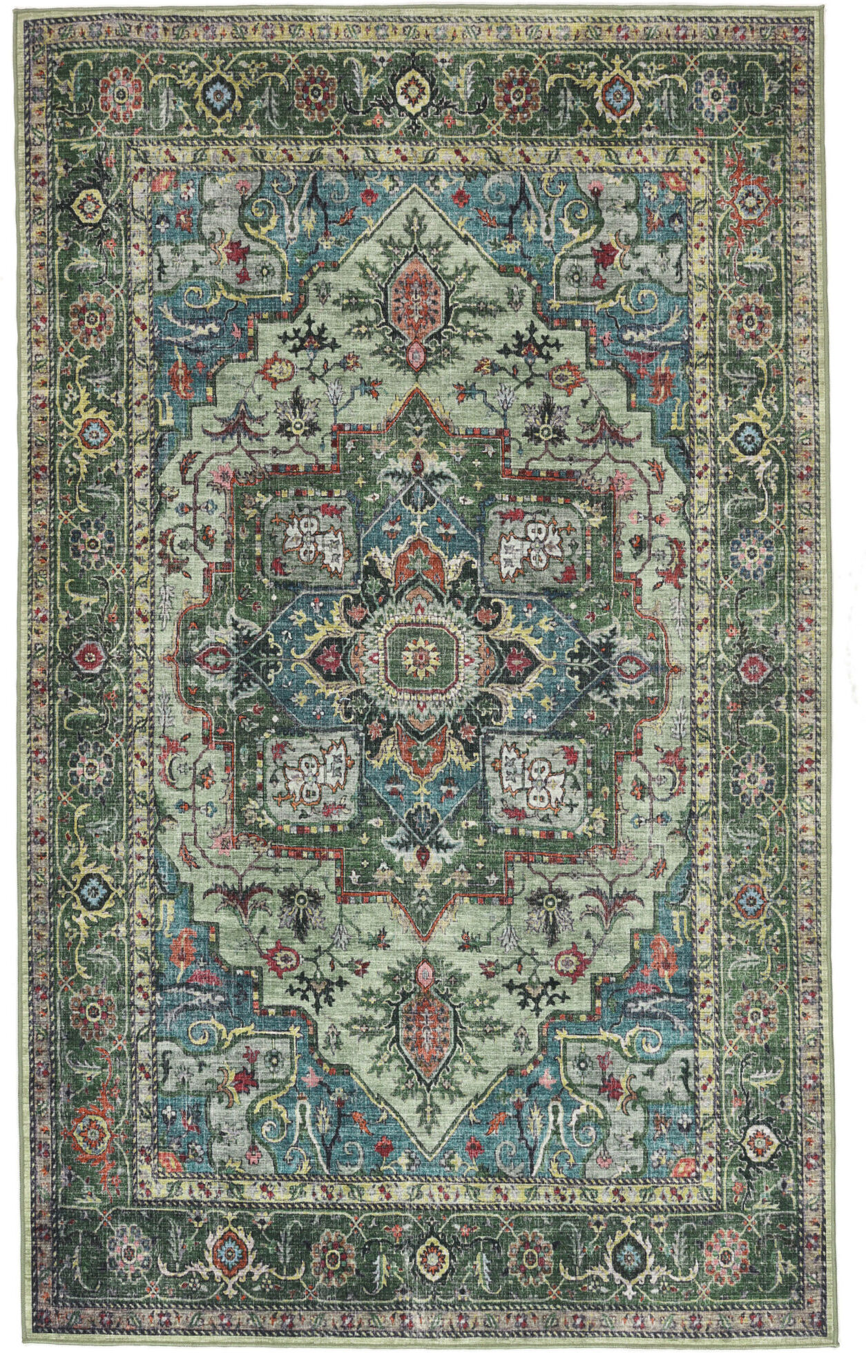 RugVista Georgia Oriental Tappeto - Verde 160x230