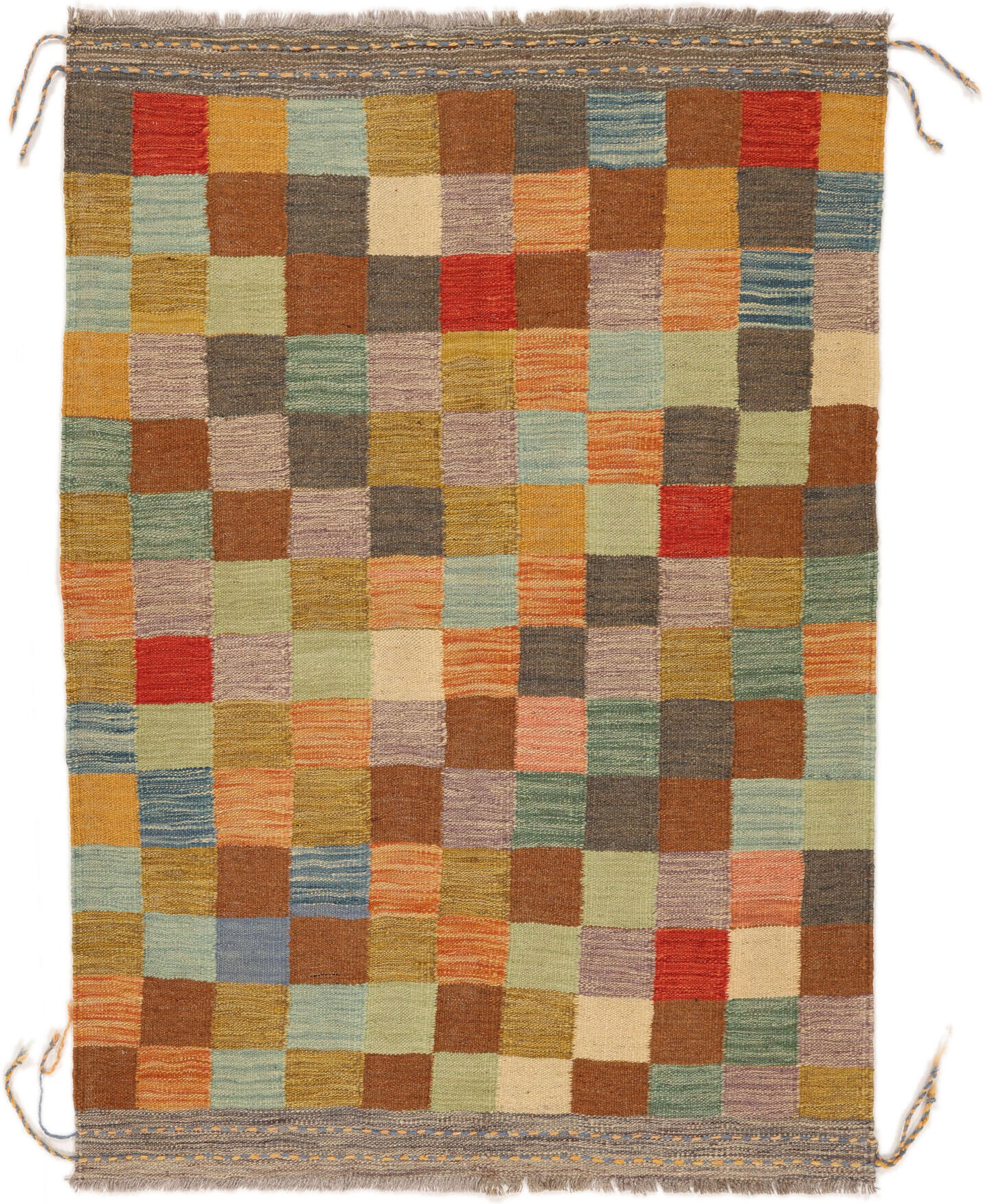 Annodato a mano. Provenienza: Afghanistan Kilim Ariana Trend Tappeto 105x150