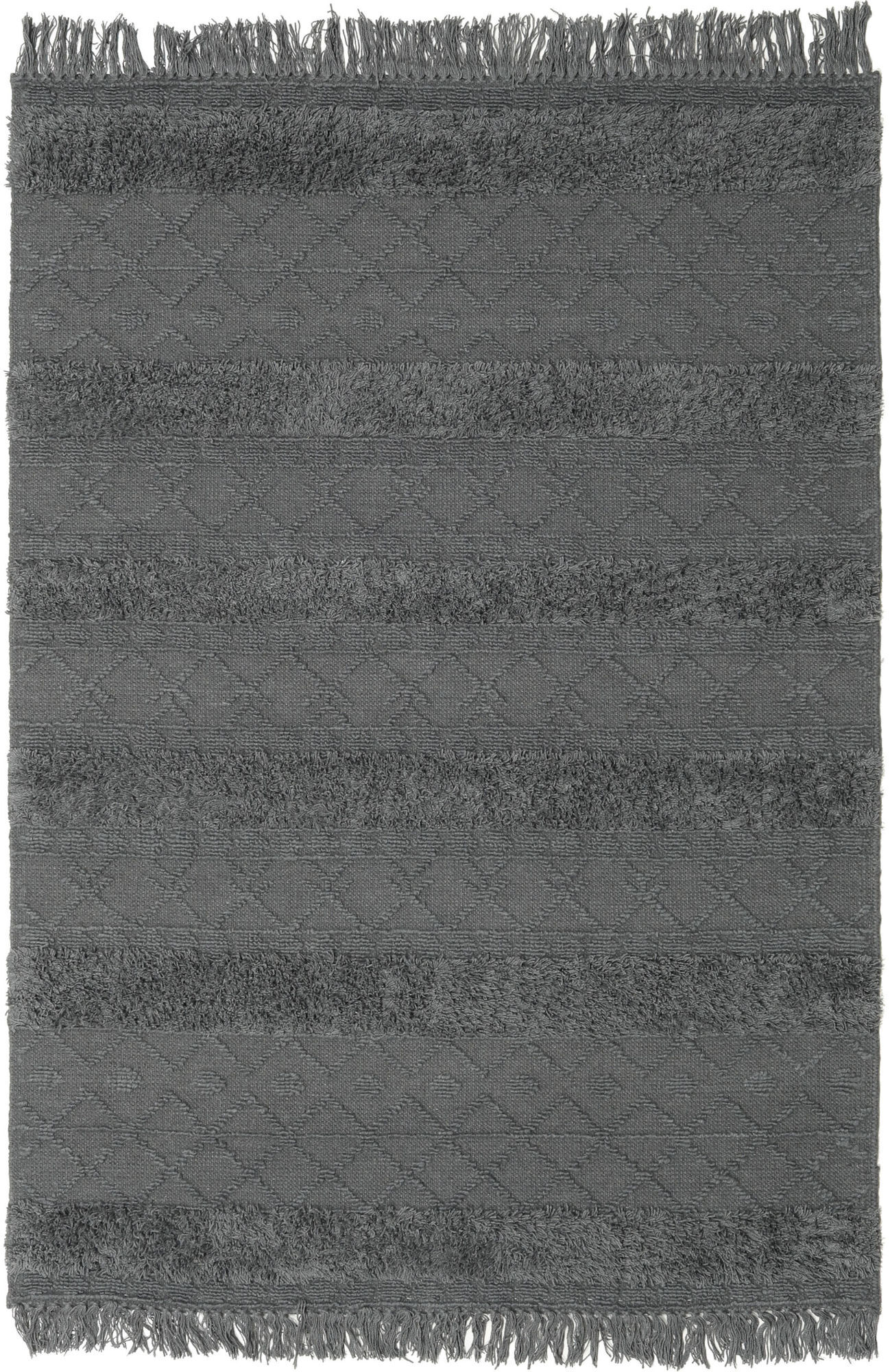 RugVista Kilim Berber Ibiza Tappeto - Grigio scuro 160x230