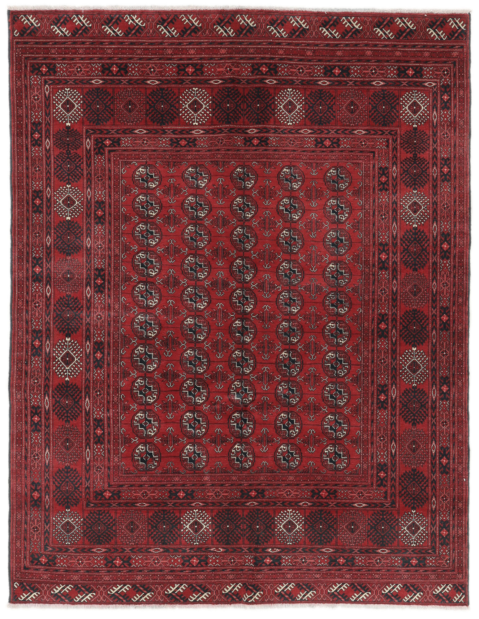 Annodato a mano. Provenienza: Afghanistan Classic Afghan Fine Tappeto 147x188
