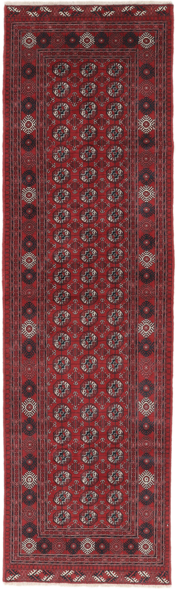 Annodato a mano. Provenienza: Afghanistan Classic Afghan Fine Tappeto 86x295