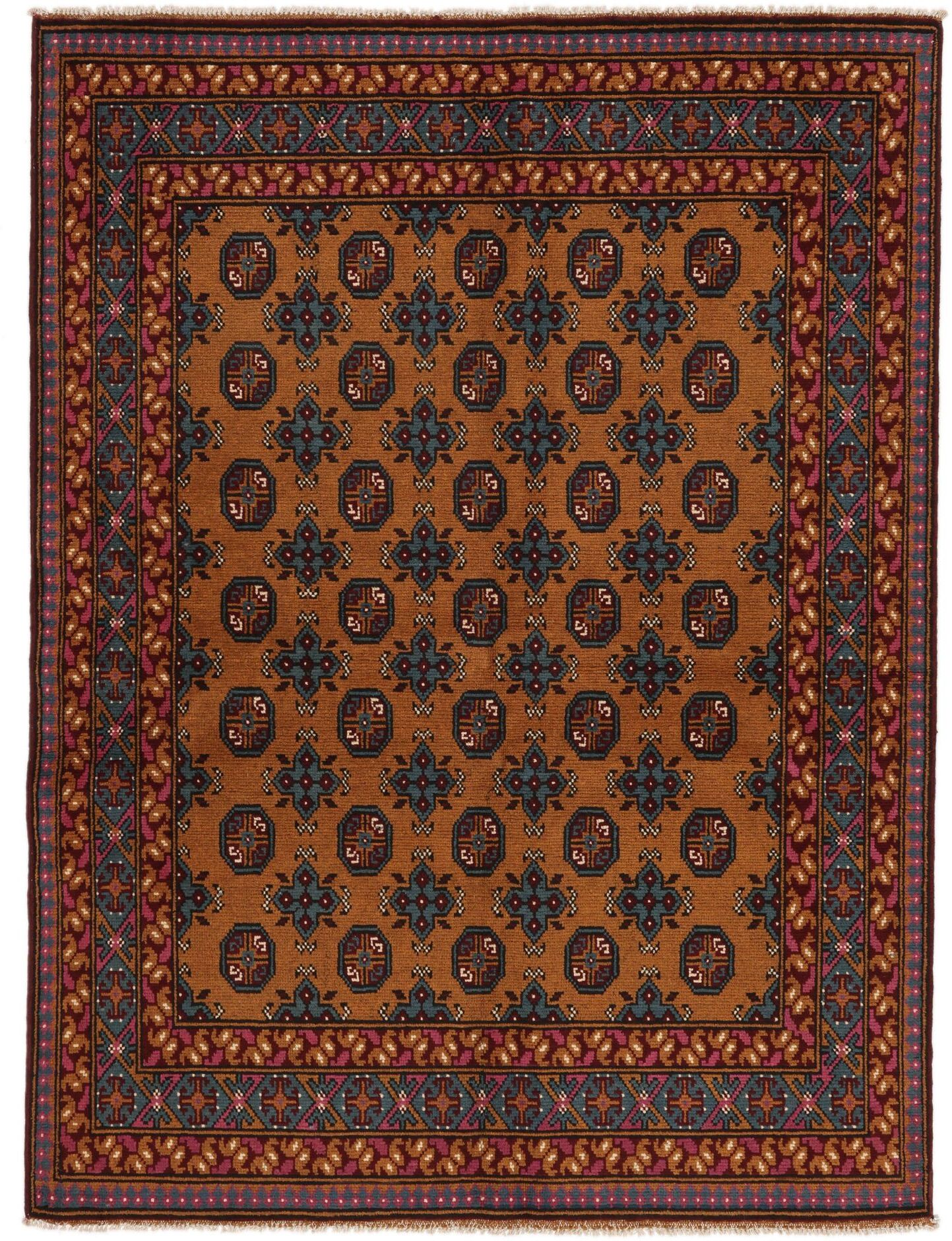 Annodato a mano. Provenienza: Afghanistan Afghan Fine Colour Tappeto 147x198