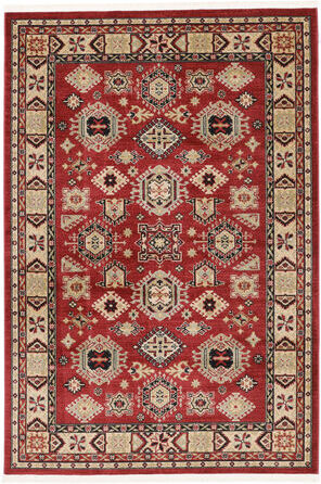 RugVista Tappeto Orientale Shirvan Kazak 100X160 Rosso Scuro/Bianco/Creme