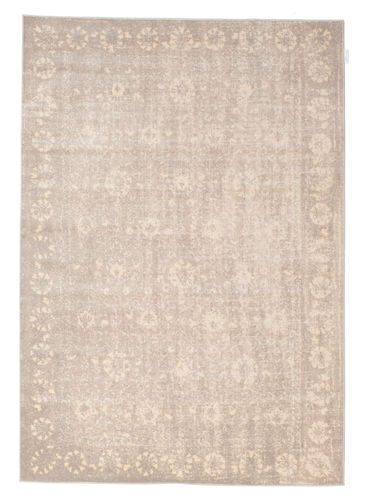 RugVista Tappeto Moderno Nishita 140X200 Vintage Grigio Chiaro/Bianco/Creme/Marrone Scuro