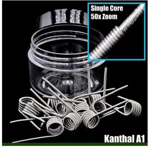 Wireoptim Hybrid Wire Coils Single Core Ka1 Resistenze Prefatte - 10 Pezzi