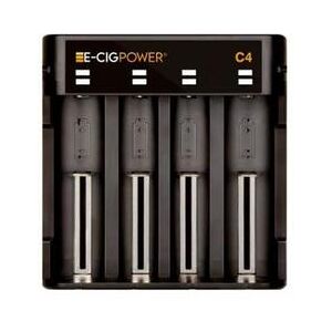 E-Cig Power C4 Caricabatterie - 4 Slot