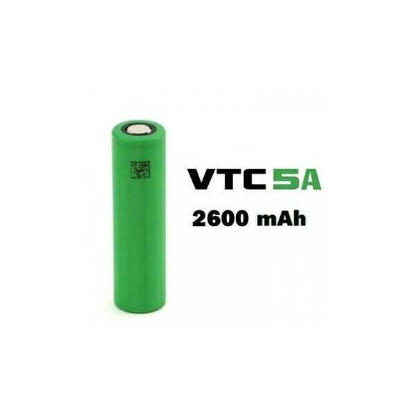 brand vari vtc5a batteria 18650 litio ricaricabile 2600 mah 30a