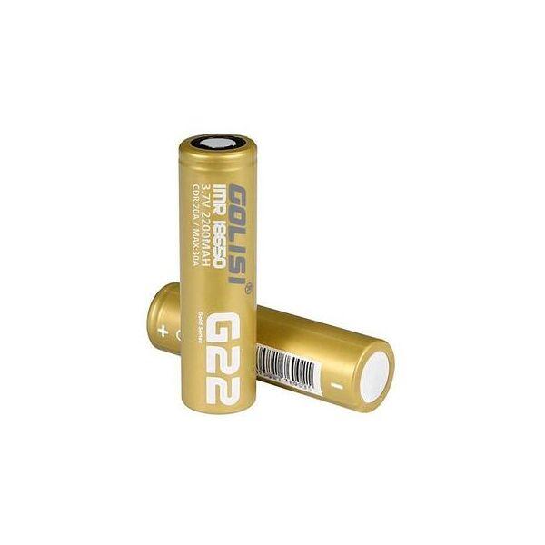 golisi accu 18650 g22 2200mah 20a batteria litio ricaricabile