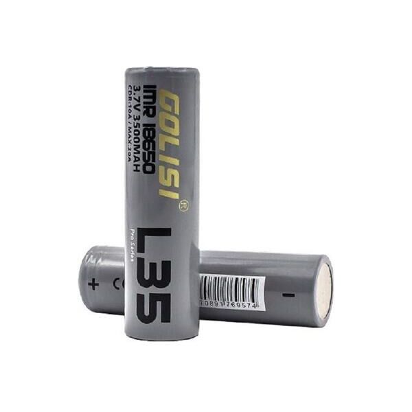 golisi imr 18650 l35 3500 mah 10a batteria litio ricaricabile