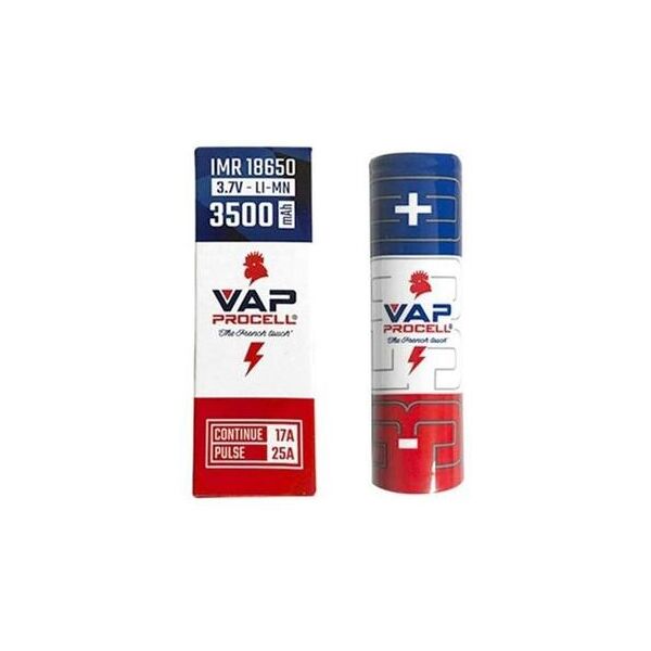 vap procell imr batteria 18650 3500mah 25a