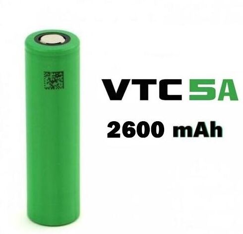 brand vari vtc5a batteria 18650 litio ricaricabile 2600 mah 30a