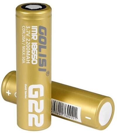 Golisi Accu 18650 G22 2200mah 20a Batteria Litio Ricaricabile